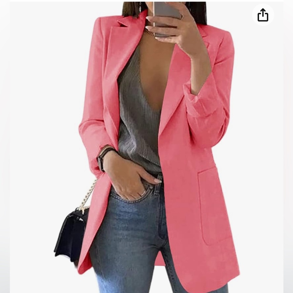 Bubblegum Pink Blazer